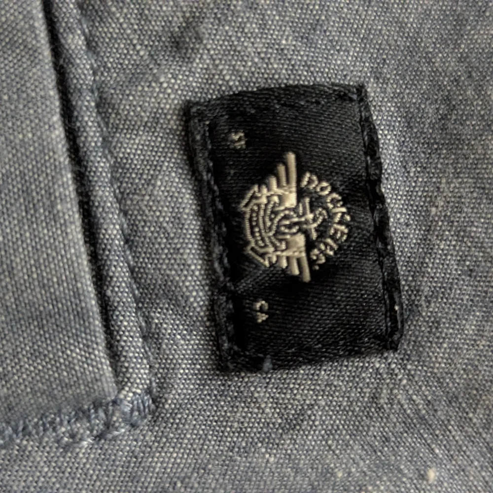 Dockers Size 38 Men's 360 Flex Chinos Chambray Blue EUC